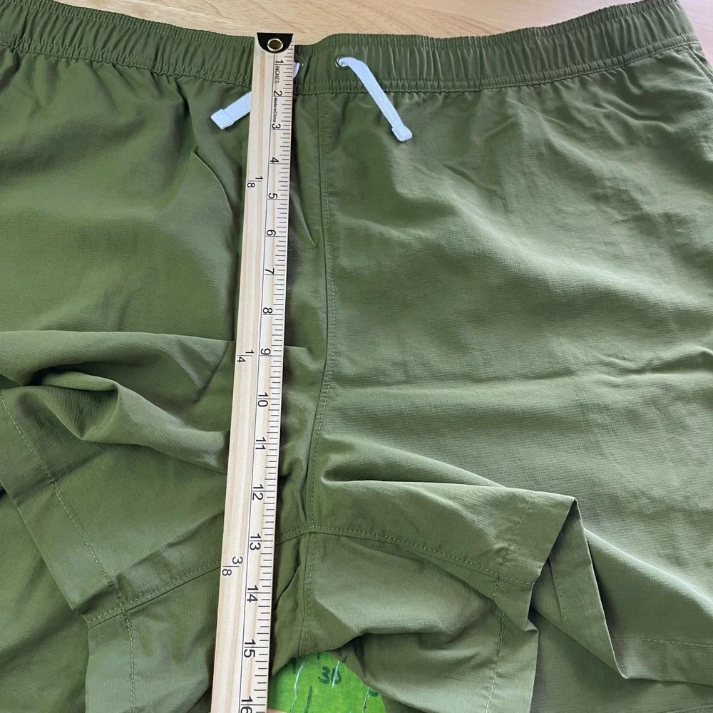 NEW The North Face Mens 2XL FLASHDRY Action Short 2.0 Olive Green‎ NF0A87TJ $45